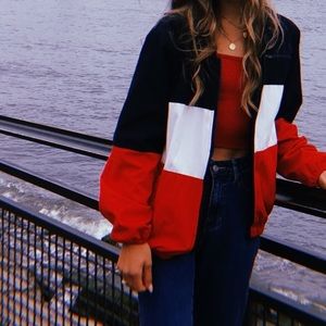 Brandy Melville Striped Jacket